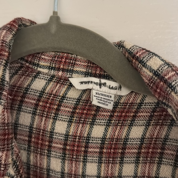 American Eagle Plaid Top - Picture 3 of 4